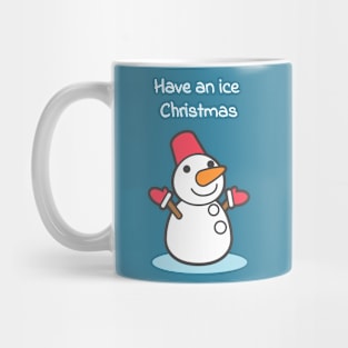 Have an ice Christmas (green) Mug